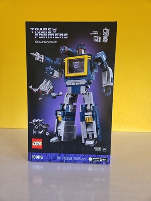 LEGO Icons 10358 Transformers: Soundwave Klemmbausteine Bausatz