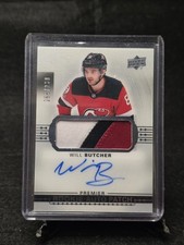 2017-18 Upper Deck Premier #ARWB Will Butcher Premier Rookie Auto Patch #’d /299