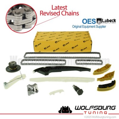OES Lubeck Timing Chain Kit for VW CCTA CBFA CAEB 1.8T & 2.0T TSI TFSI 2008 - 19