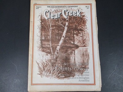 Clear Creek Magazine August 1971 No. 5 County Power Biosciences Special