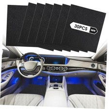 Disposable Floor Mats for Cars, 30 Pack Car Floor Mats, Black Automotive Floor