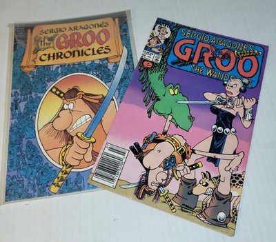 VTG 2 Pc The GROO Chronicles Marvel Comic Books Lot 1989 book #1 & #53