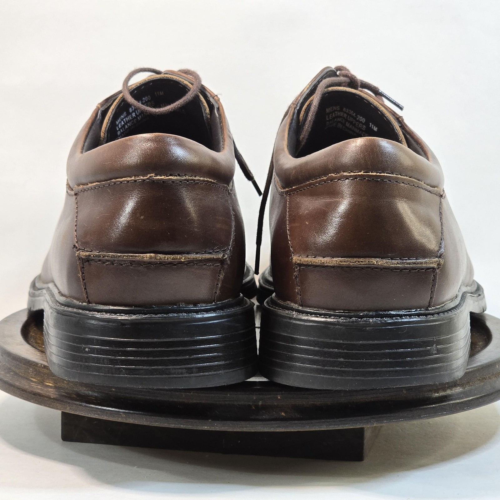 SAOLA Scarpe uomo pelle Bush Nunn taglia 11 comode Oxford eleganti lavoro classiche 83364 200