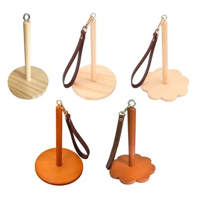 Garnrollenhalter Holzfaden Garnspindel zum Sticken Basteln Nähen Mutter