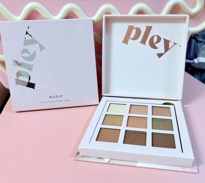 Pley Beauty Nudie Nude Eyeshadow Palette 9 Pan Colors Neutral NEW NIB
