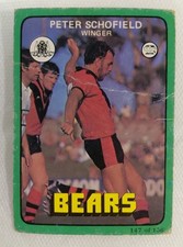 1978 SCANLENS RUGBY LEAGUE Peter Schofield Card #147 North Sydney Bears 