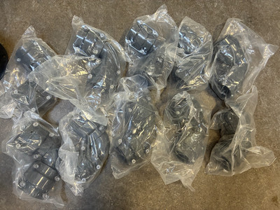 lot of 10 new Airpipe Aluminum EQUAL 90 DEGREE ELBOW DN50 - 2'' , 30103050003