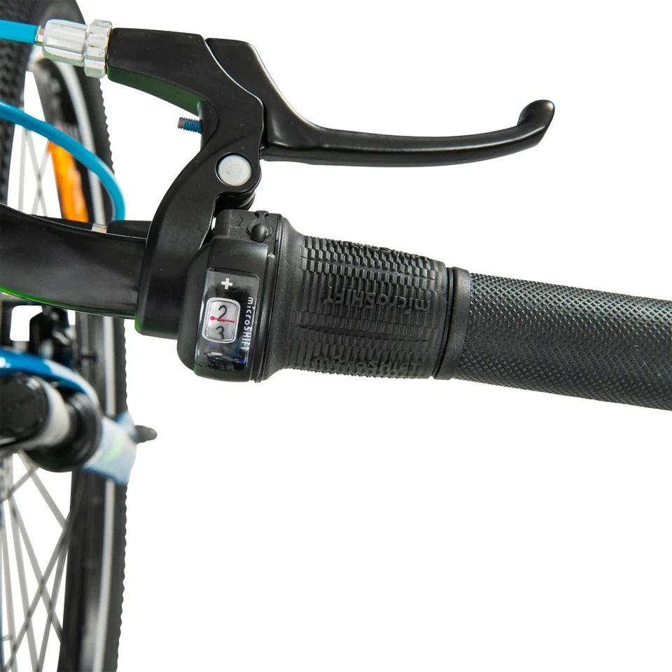 24 Inch Team Mountain Bike Green 18 Speed Steel Frame Alloy Rims - Image 3 of 4