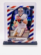 Panini Prizm 2024 Drew Brees #209 Red White & Blue Prizm New Orleans Saints