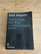 Psychologie der Weltanschauungen | Karl Jaspe...