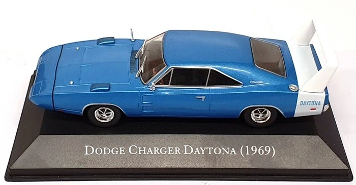 Dodge Charger Daytona 1969 escala 1/43 diecast 17725 k - azul Foto 4 de 4