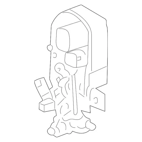 For Dodge Ram 4500 2008-2010 Dodge 55372859AB Rear Left Door Latch Assembly - Image 4 of 4