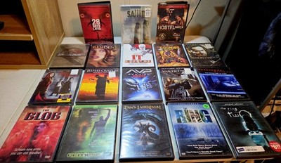 Horror Dvd Movie Lot |18ct| Hostel 2 | Saw 2 | Goonies | It | Physical Media