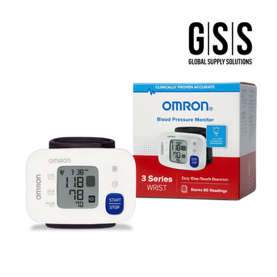 OMRON 3 Series Automatic Wrist Blood Pressure Monitor | Accurate & Compact