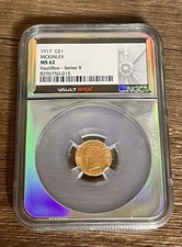 1917 G$1 GOLD MCKINLEY MS 62 VaultBox - Serles 9