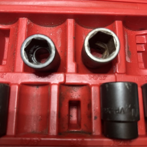 MAC Tools 8 Piece Shallow 1/2"Impact Socket Set 6 Point SAE 7/16" - 7/8"USA Made - Picture 16 of 16