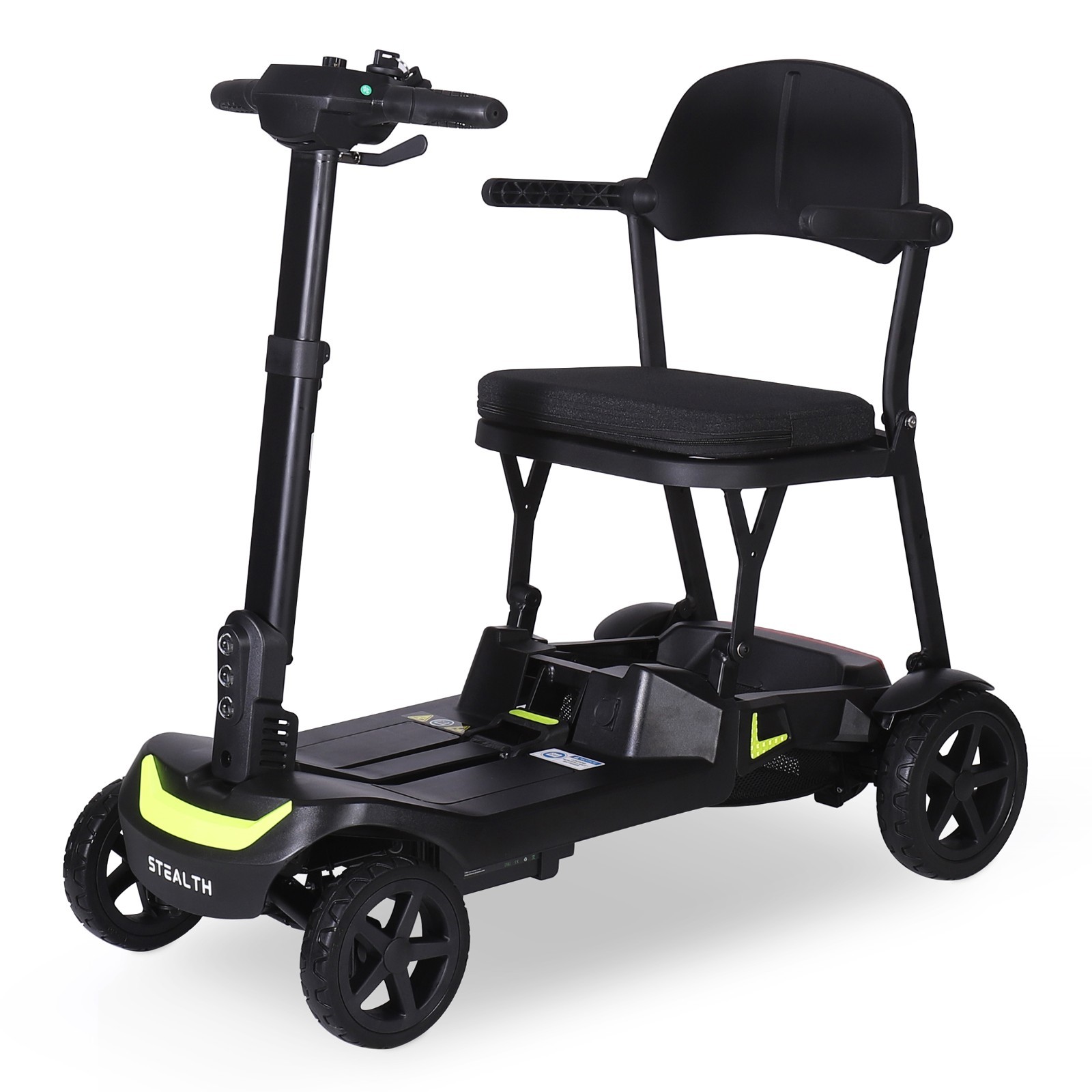 NUOVO MobilityPlus+ Stealth Scooter leggero pieghevole mobilità viaggio 16 kg foto 3