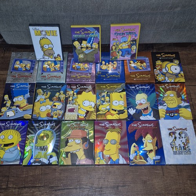 #ad THE SIMPSONS Series DVD Collectors Edition Complete Seasons 1 17 20 3 Movies $199.99
