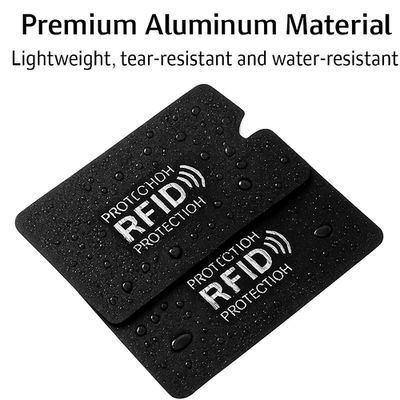5 X RFID Blocking Sleeve NFC Anti Scan ID Passport Holder Case - Foto 3