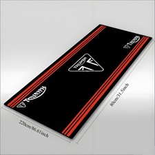 Tappetino Pit Espositore Officina Tappeto Corsa per TRIUMPH Moto Bici Garage 87*31"
