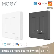 New Star Ring Tuya ZigBee3.0 Smart Push Button Scene Switch Smart Life APP Remot