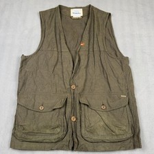 Vtg Beretta Sport Open Air Spirit Hunting Vest Italy Men M 40 Canvas Game Bag