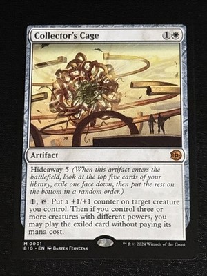 MTG Outlaws of Thunder Junction: The Big Score Collector's Cage 0001 Mythic