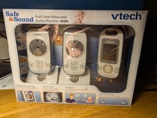 New VTech VM312-2 Safe  Sound Full Color Video and Audio Baby Monitor