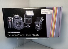 Vivitar SF-4000 Auto Bounce Zoom Slave Flash with Bracket-NIB