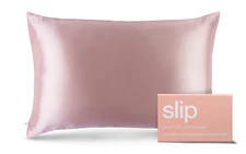 Slip 20" x 30" Queen Pure Silk Pillow Case, Soft & Durable - Pink