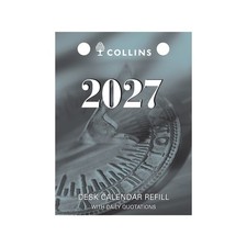 2027 Collins Debden Desk Calendar Refill DCRT-27 Day to Page FREE Post on 2nd