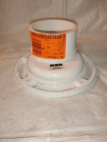 3 X 4 PVC 4 Way Overall Size Closet Flange - Picture 6 of 6