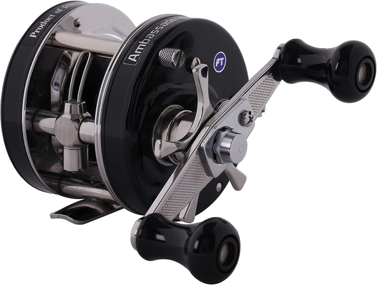 Abu Garcia Ambassadeur 4601CA FACTORY TUNED Baitcasting Reel Black