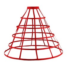 Hoop Skirt Petticoat Cage Pannier Gothic Crinoline Underskirt Adjustable for