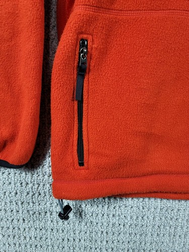 Polo Sport Ralph Lauren vintage anni 90 uomo 2XL full zip arancione giacca pile - Foto 4 di 9