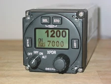 BECKER BXP 6401 MODE S TRANSPONDER WITH ADDRESS MODULE VERY NICE XPDR 6401-2