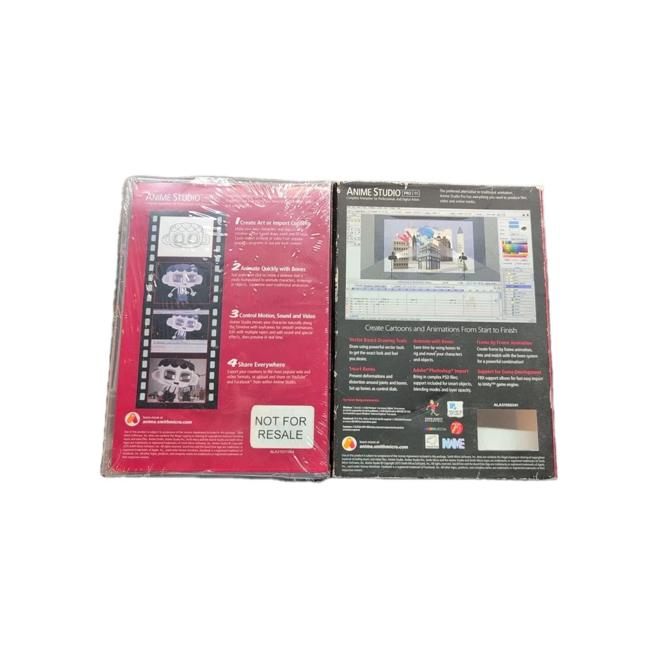 Smith Micro Anime Studio Pro 11 Hybrid Retail Full Version New Factory Sealed - Image 4 of 4