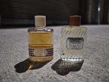 Vintage 10ml Miss Dior & Eau Sauvage Eau De Toilette Parfums By Christian Dior