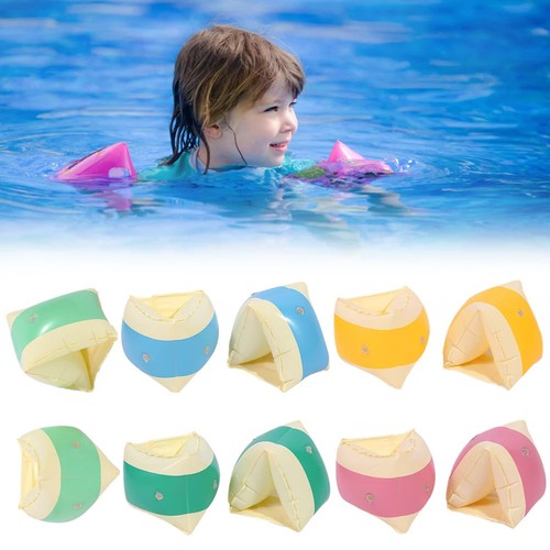 Inflatable Swim Arm Bands for Kids - PVC Pool Float Sleeves & Water Play Rings - Picture 3 of 13
