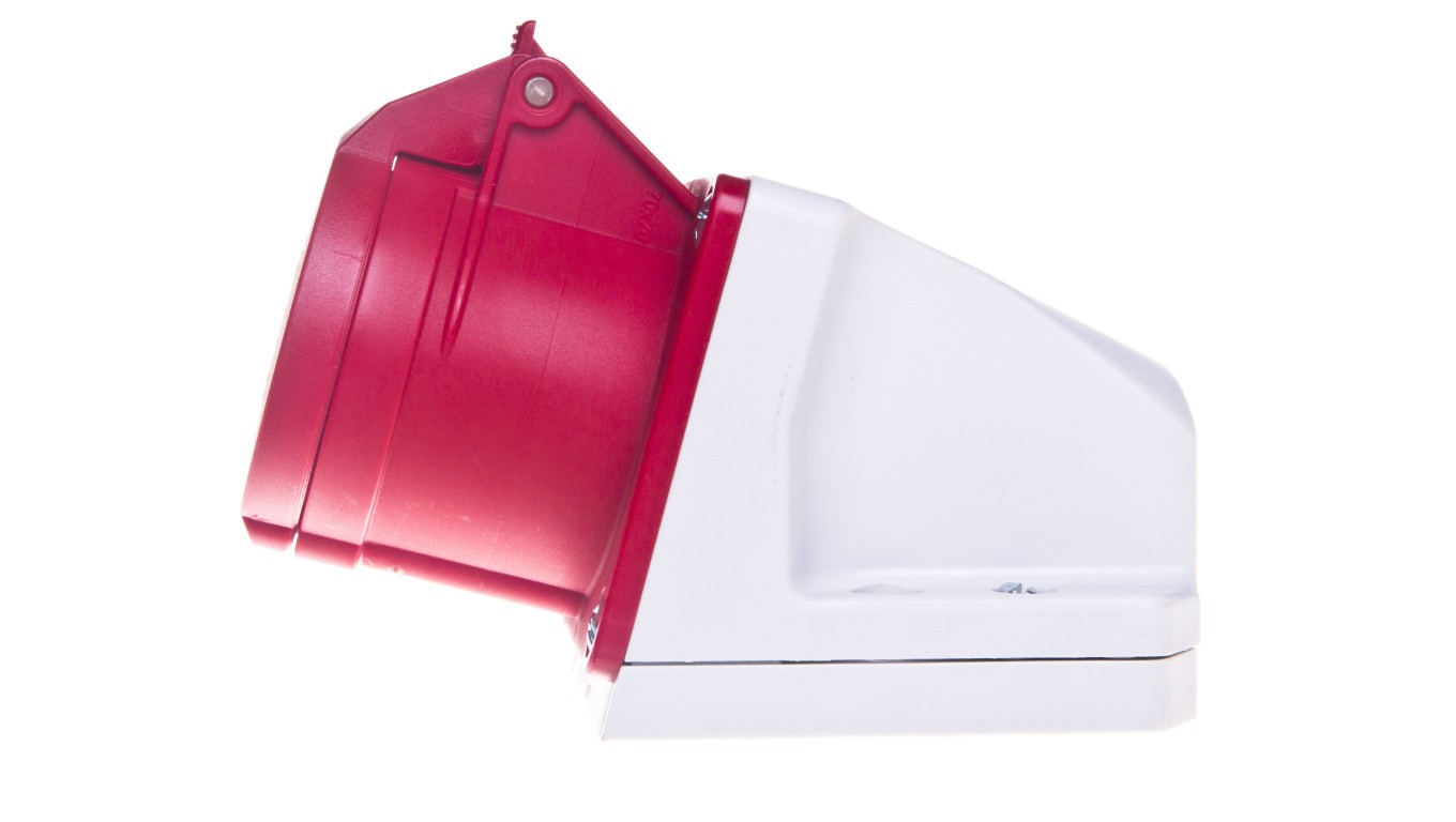 Fixed Socket 16A 4P 400V Red Fixed Sockets 114-6k