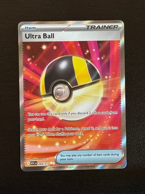 Ultra Ball 264/217 Ultra Rare Ascended Heroes Pokemon Holo Lightly Played