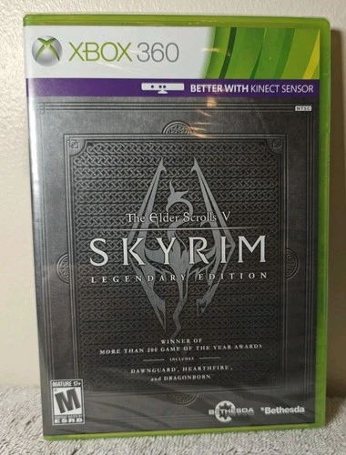 Microsoft Xbox 360 The Elder Scrolls V Skyrim Legendary Edition - Sealed, Mint