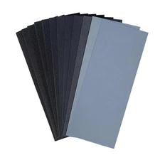 12 Grit Sandpaper Assortment Pack for Wood Sanding Wet Dry Sheets 120