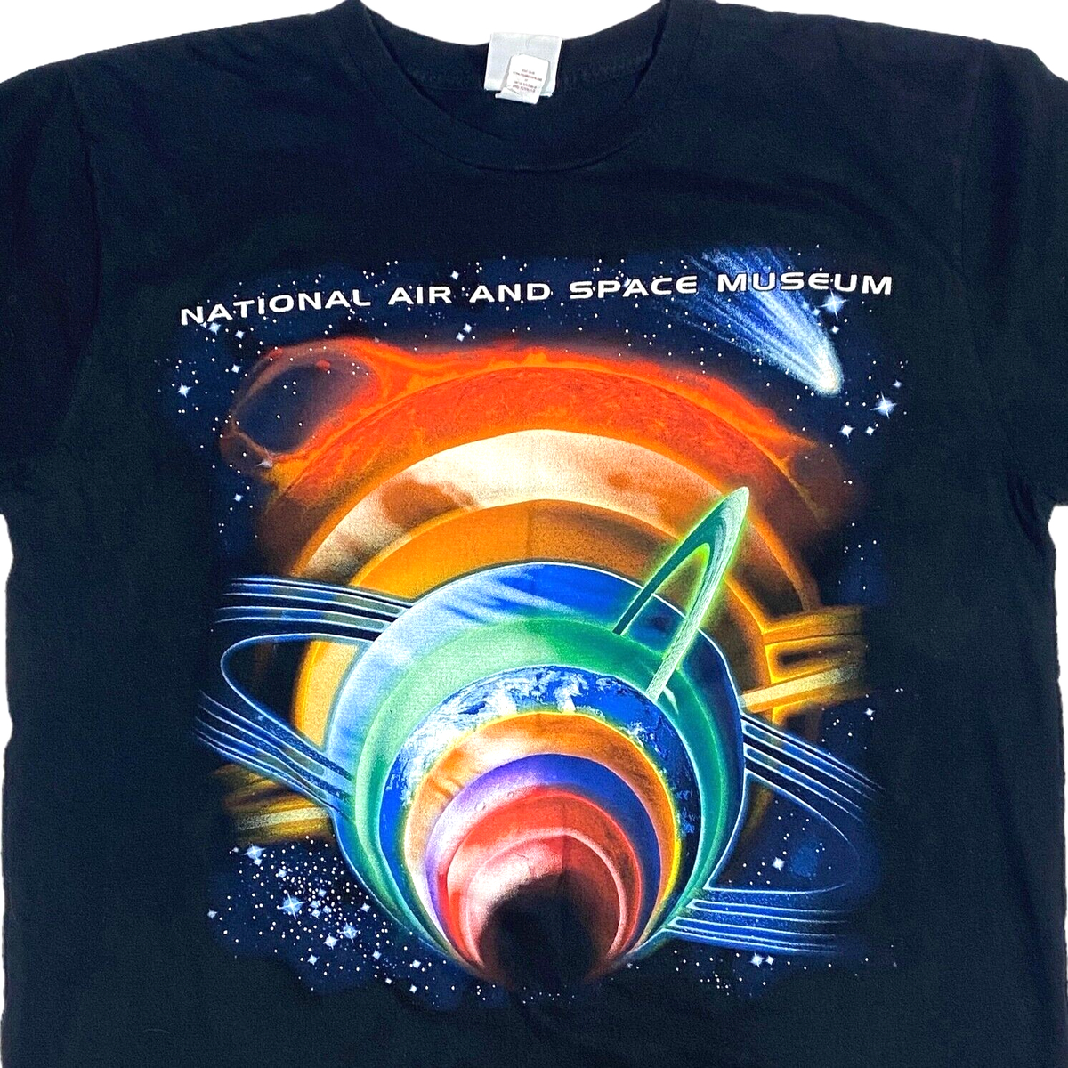 Vintage Smithsonian National Air Space Museum Solar System T-Shirt