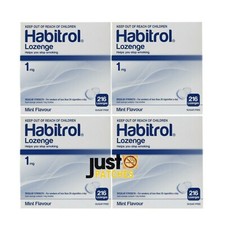 Habitrol Nicotine Lozenge 1mg MINT 864 total pieces, 4 boxes NEW 07/2027