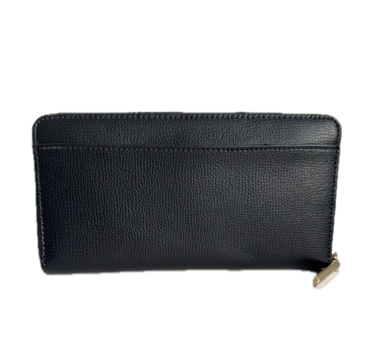 Kate Spade Sylvia Large Black Slim Leather Continental
