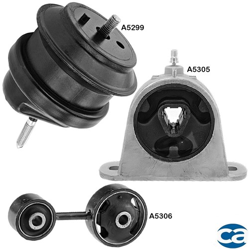 Engine Motor Mounts 3 Pcs Set For Chrysler Pacifica 3.5L 3.8L AT Only