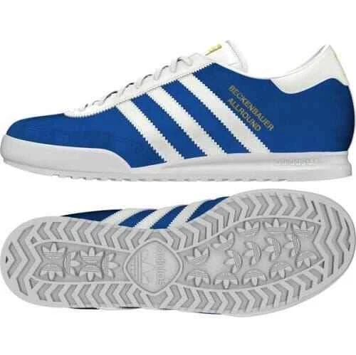 ADIDAS ALLROUND TRAINER BLUE WHITE SIZES | eBay