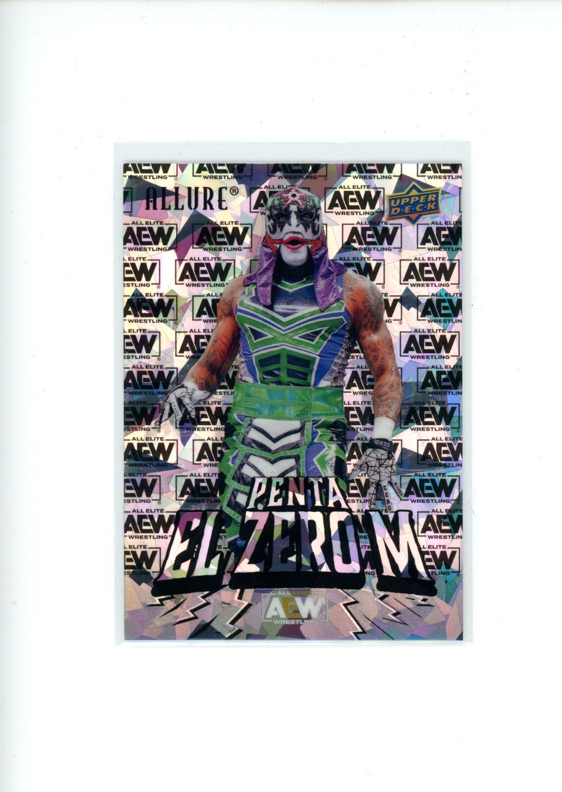 2024 UD Allure AEW Penta El Zero M #64 AEW Logo Parallel 11/199
