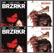 BRZRKR #5 Cover A B C D Variant Set Options 2021 Reeves Boom NM